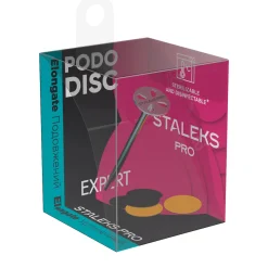 Pro - Set PODODISC : Disque Allongé XS 10 mm + 5 limes grain 180 EXPERT | Staleks New