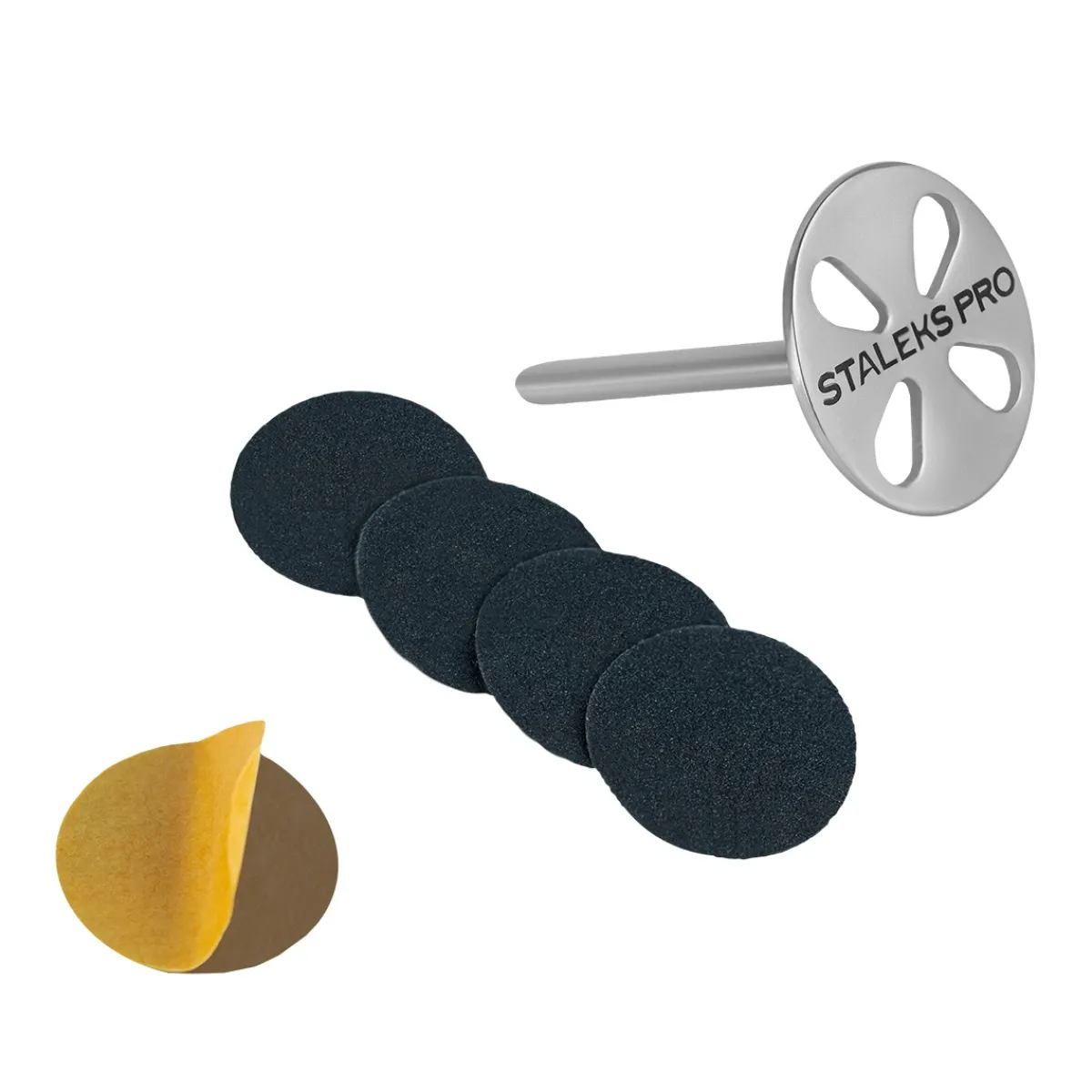 Pro - Set PODODISC : Disque Allongé L 25 mm + 5 limes grain 180 EXPERT | Staleks Outlet