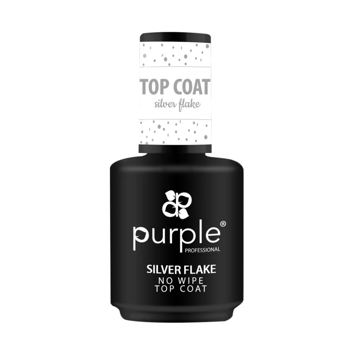 Top Coat SILVER FLAKE 15 ml | Purple Professional Online