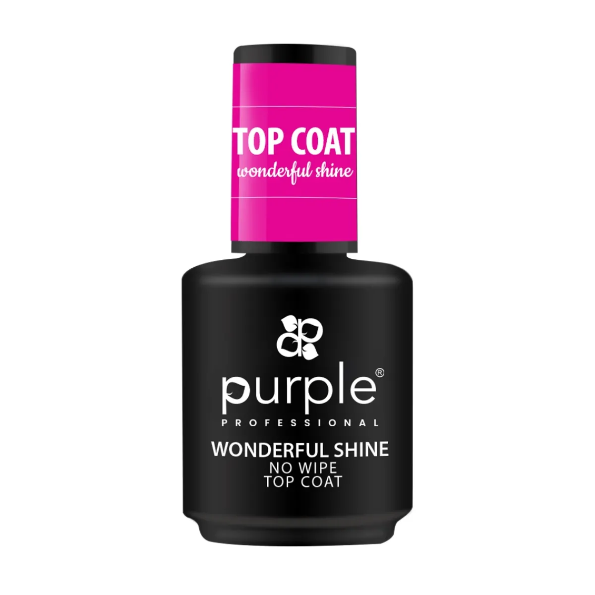 Top coat WONDERFUL SHINE 15 ml | Purple Professional Sale