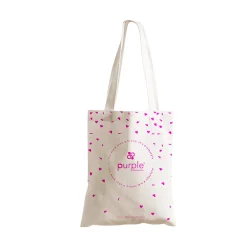 Tote Bag en Coton PURPLE - Modèle N°1 | Purple Professional Hot