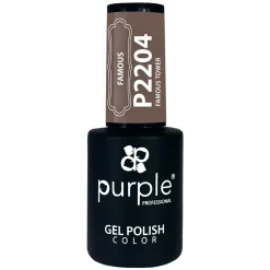 VERNIS SEMI-PERMANENT P2204 - FAMOUS collection | Purple Professional Fashion