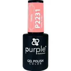 VERNIS SEMI-PERMANENT P2231 - TRAVEL collection | Purple Professional New