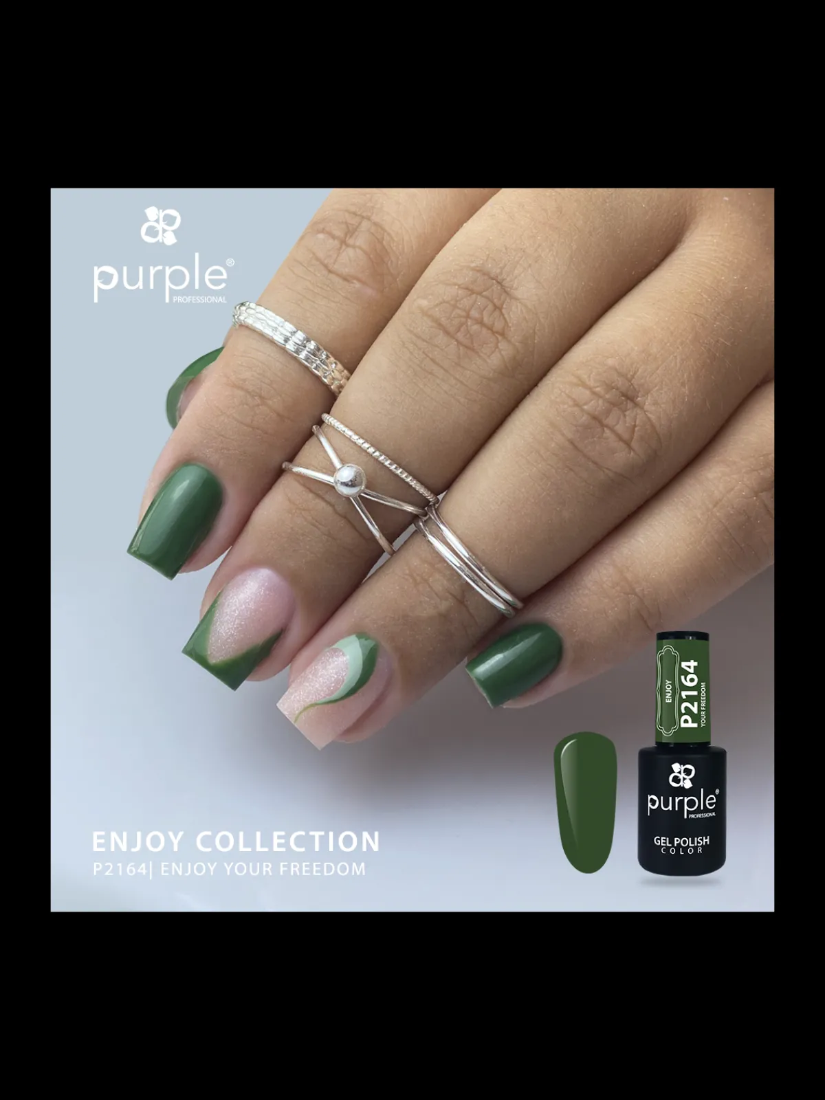 VERNIS SEMI-PERMANENT P2164 | Purple Professional New