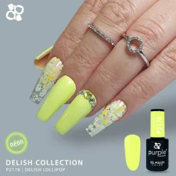 VERNIS SEMI-PERMANENT P2178 - DELISH collection | Purple Professional Discount
