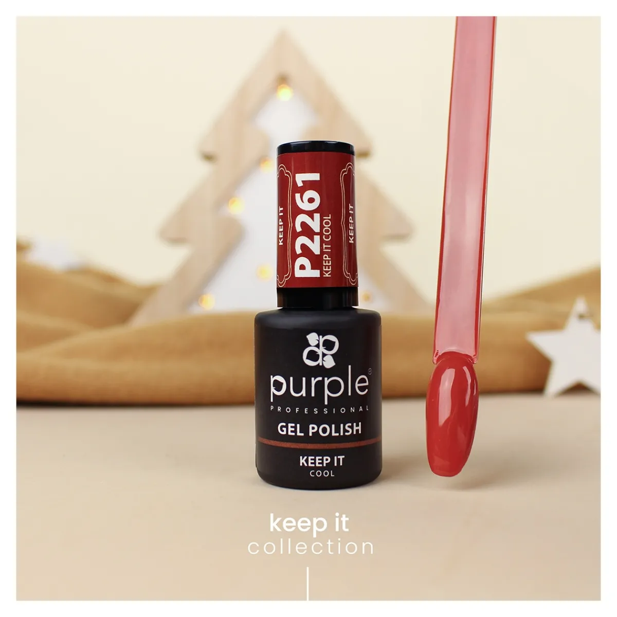 VERNIS SEMI-PERMANENT P2261 - KEEP IT collection | Purple Professional New