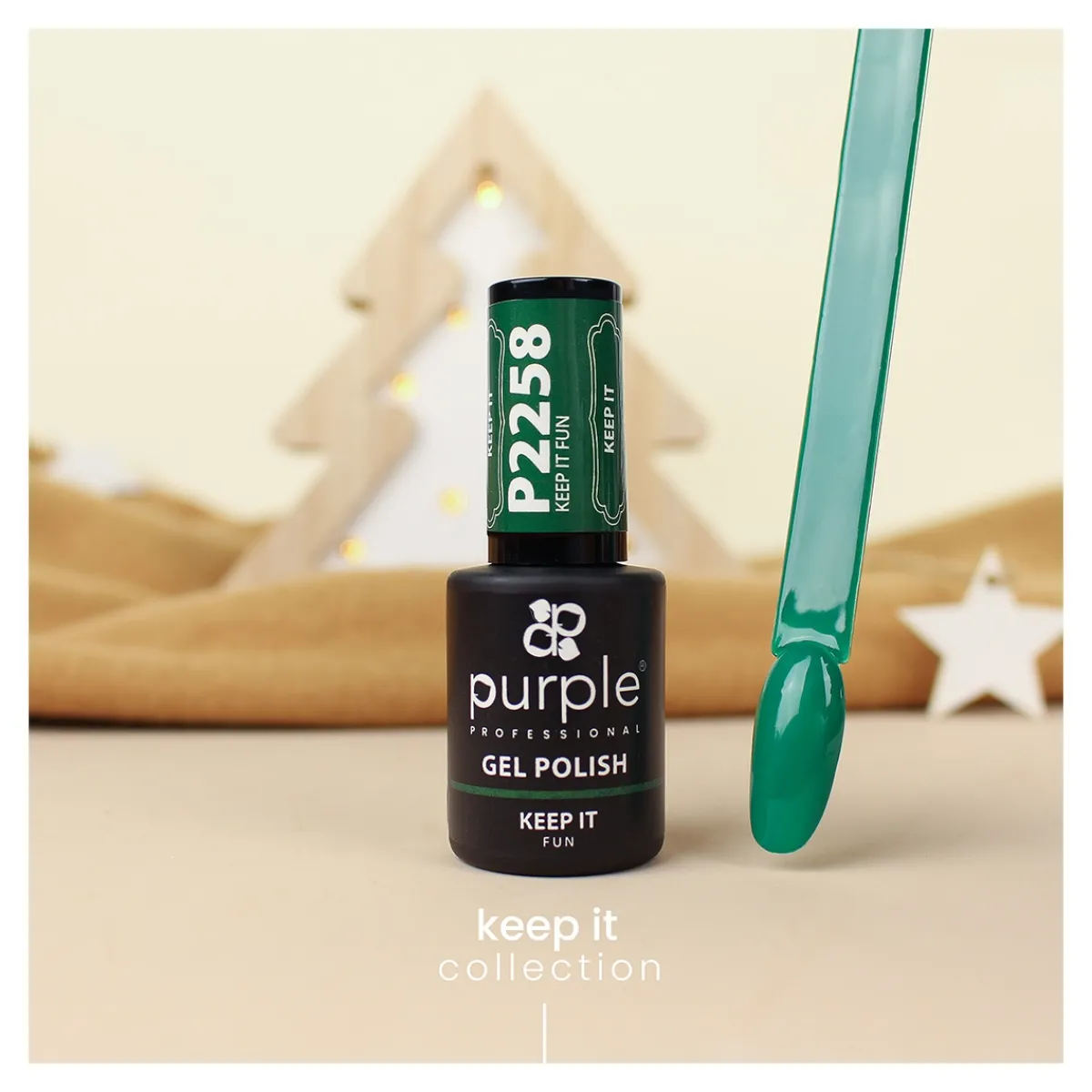 VERNIS SEMI-PERMANENT P2258 - KEEP IT collection | Purple Professional Clearance