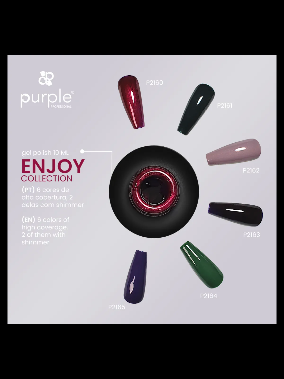 VERNIS SEMI-PERMANENT P2164 | Purple Professional New