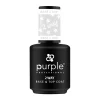 2 WAY BASE & TOP COAT 15 ml | Purple Professional New